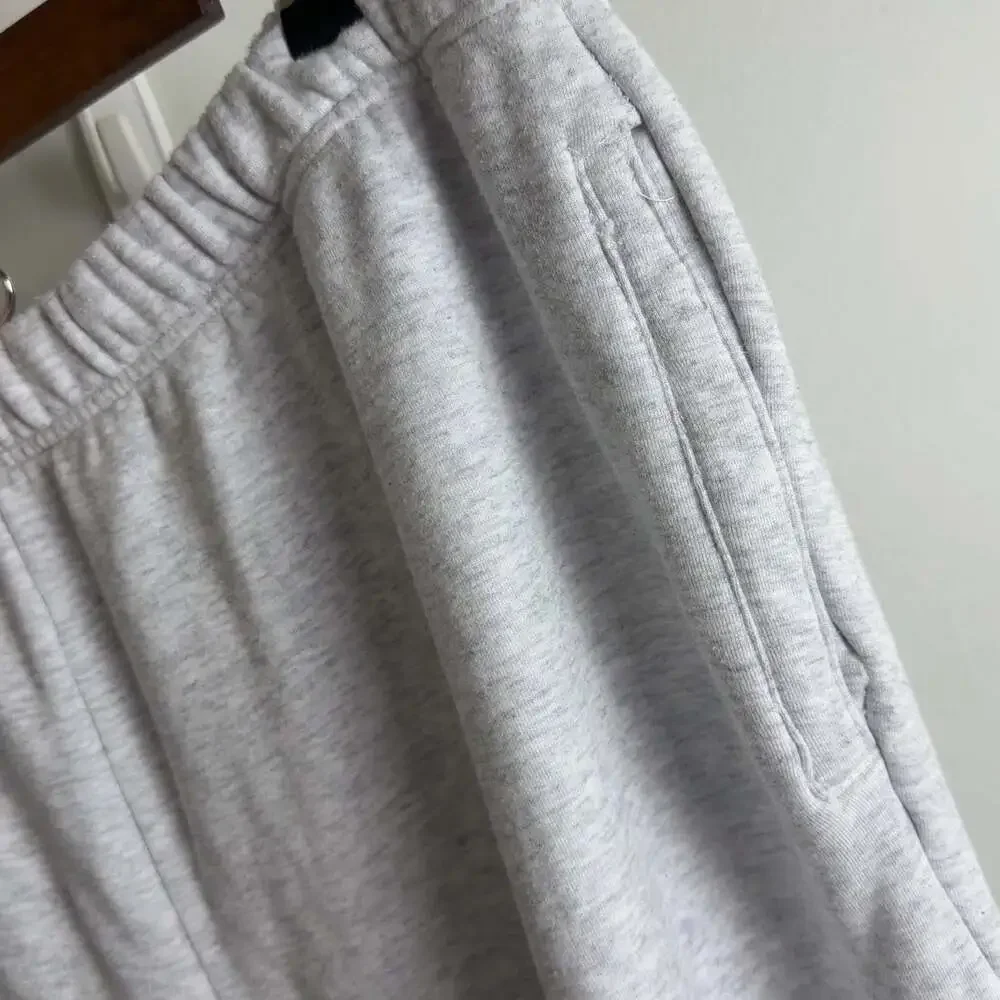 Skims Sweatpants Size 2X Gray Heather Cotton Blend Drawstring Women’s